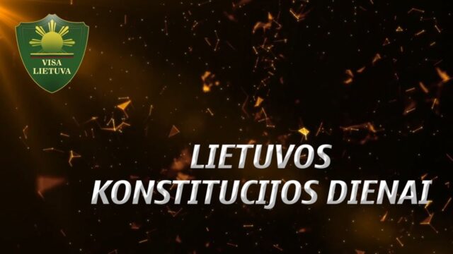Visa Lietuva mini Konstitucijos dieną