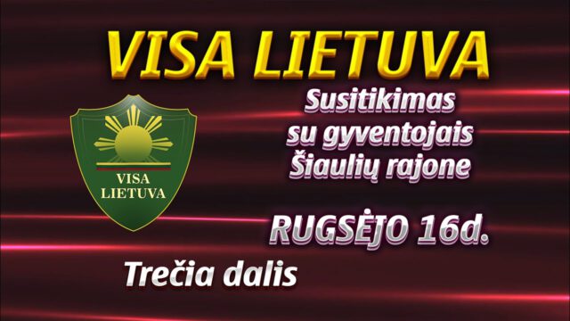 Steigiamos KONSTITUCINĖS partijos „Visa Lietuva” diskusija su organizacijų atstovais (3 dalis)