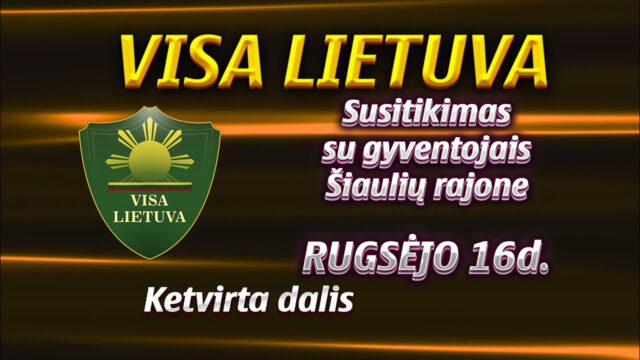 Steigiamos KONSTITUCINĖS partijos „Visa Lietuva” diskusija su organizacijų atstovais (4 dalis)