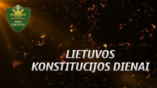 Visa Lietuva mini Konstitucijos dieną